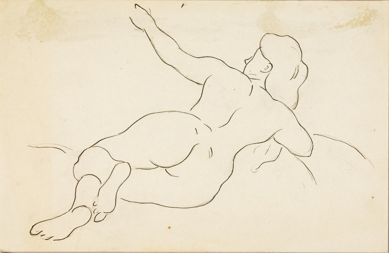 Nu féminin couché - Carl Newman