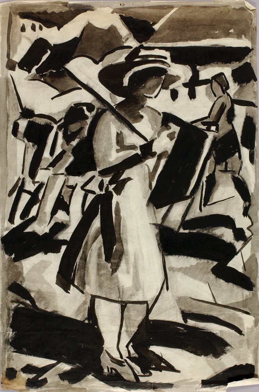 Figure de femme debout - Carl Newman