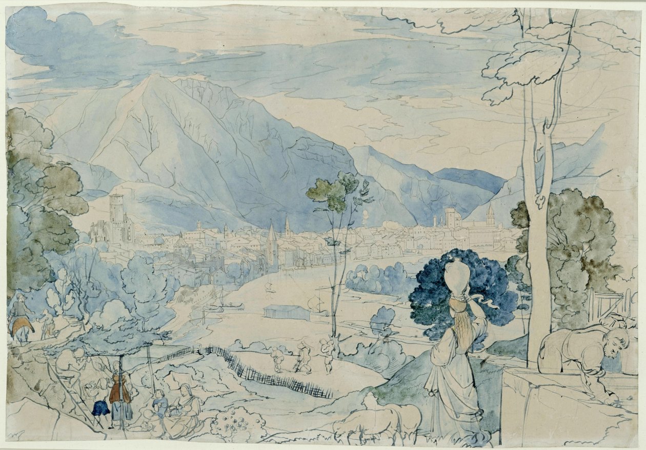 Vue de Trente - Carl Philipp Fohr