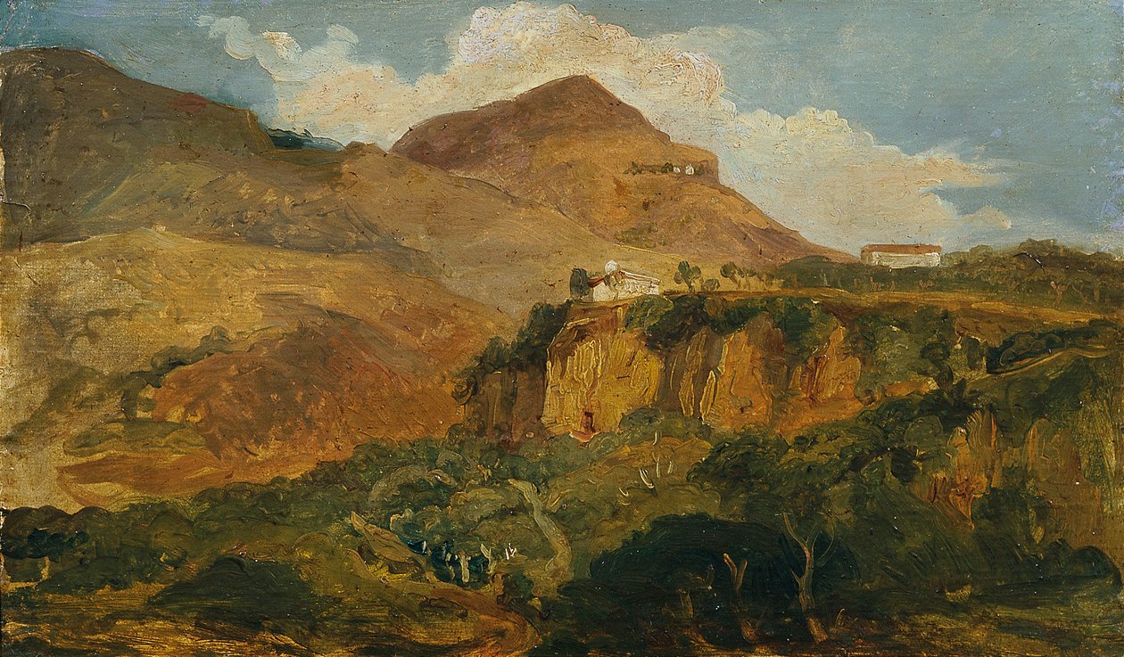 Paysage de montagne du sud - Carl Rahl