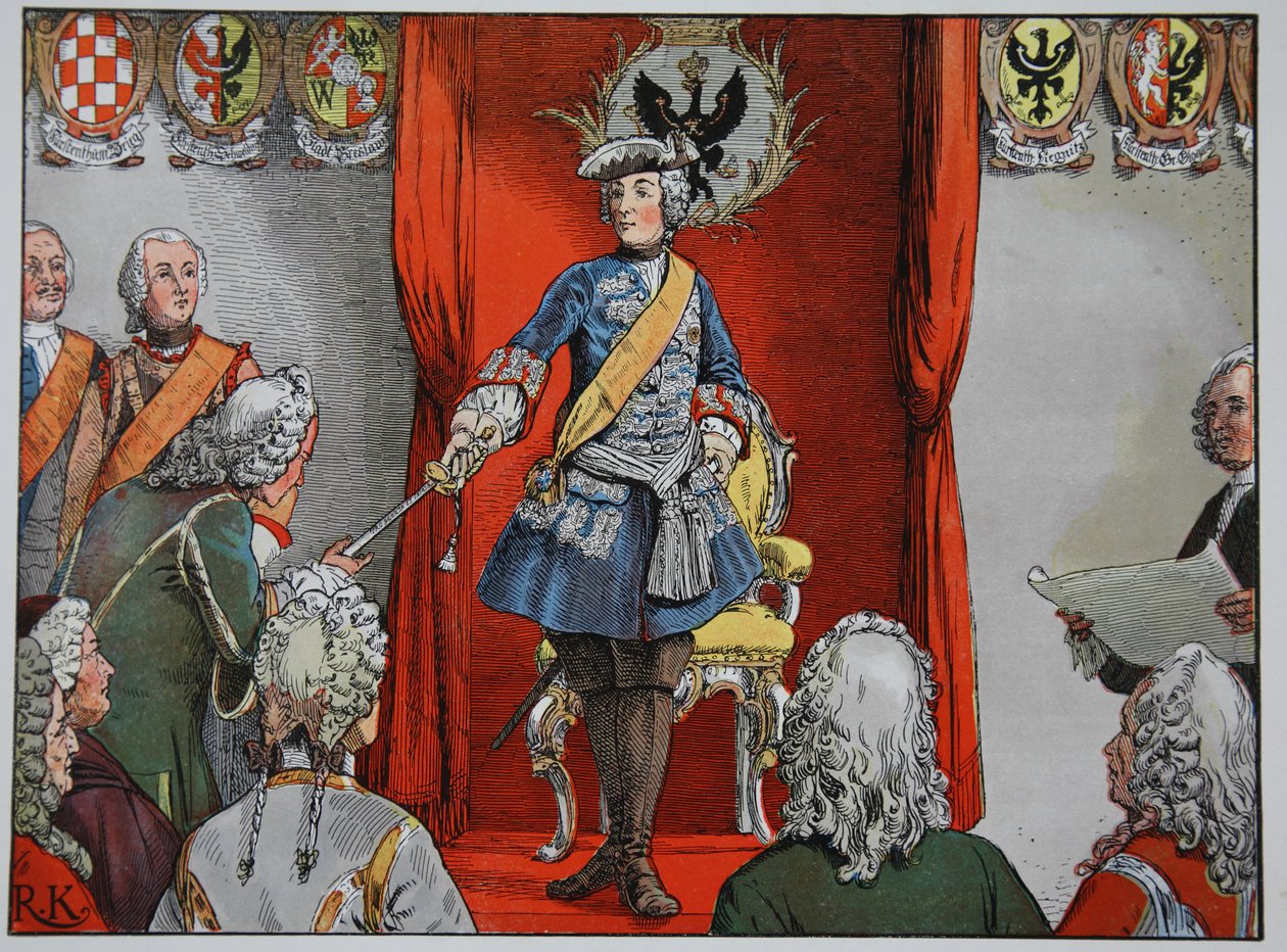 Hommage des états de Silésie, 17 novembre 1741 - Carl Röchling