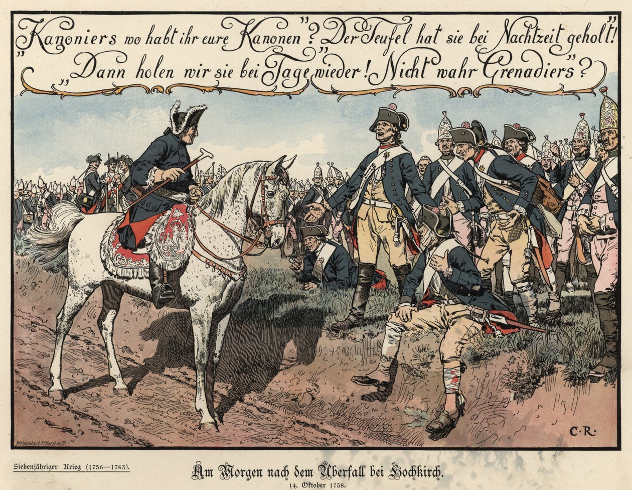 Le matin après l'attaque à Hochkirch | Carl Röchling