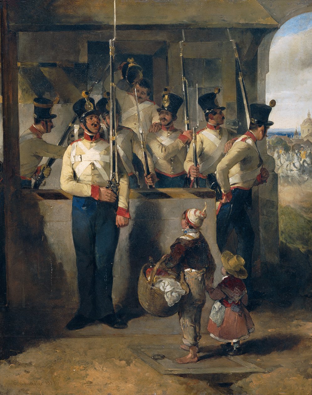 La sentinelle, appelant l