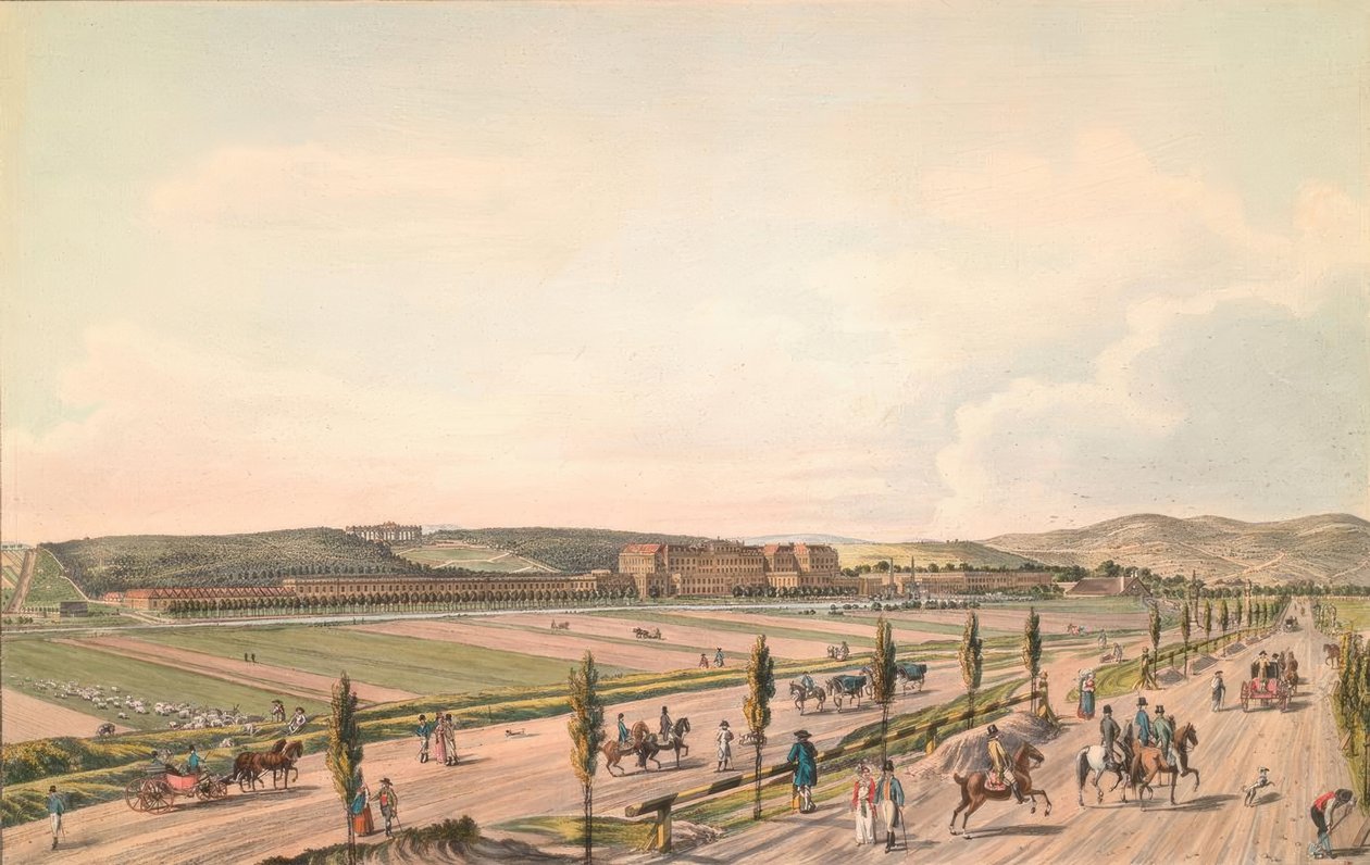 Vue générale du château de Schönbrunn - Carl Schütz