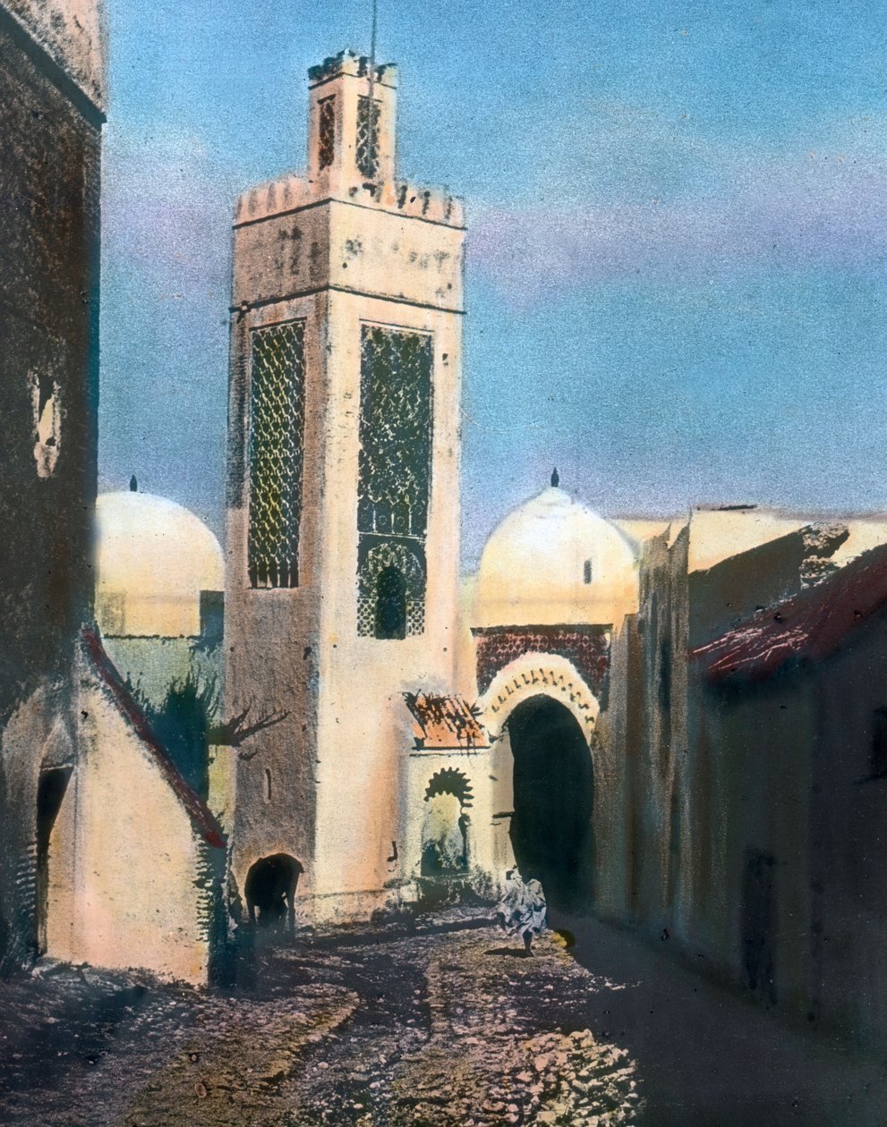 Nord du Maroc, Tétouan, minaret de la mosquée Sidi Saidi, date de l