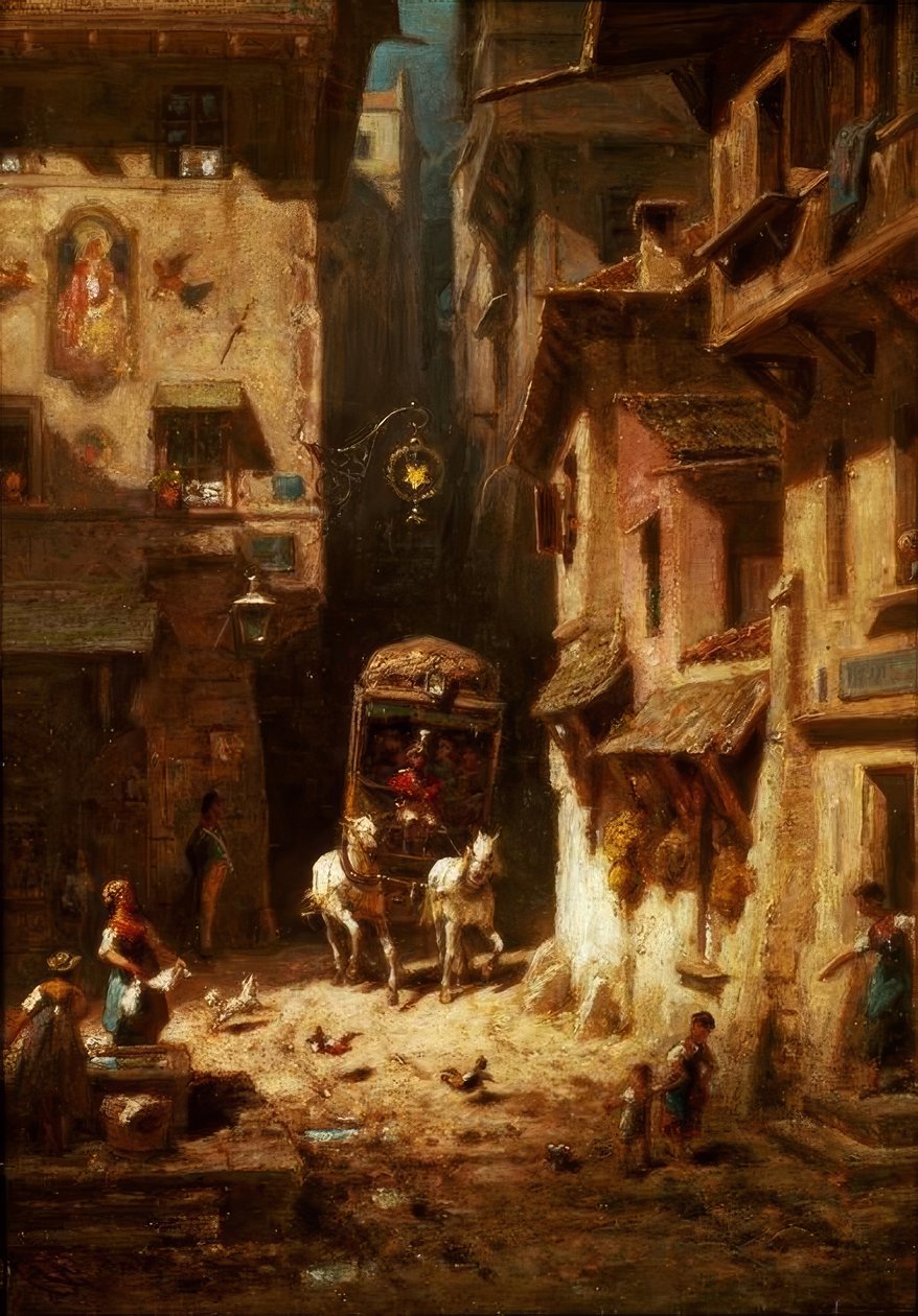 La poste - Carl Spitzweg