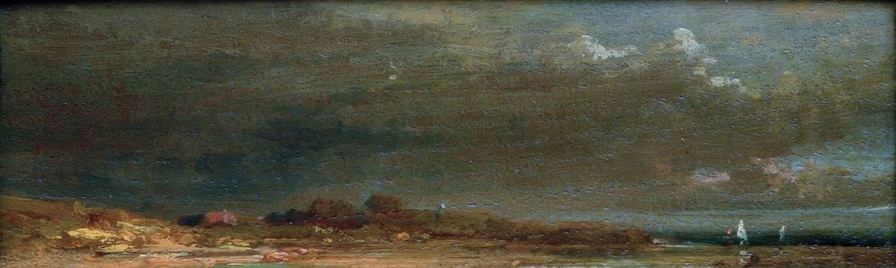 Paysage au bord du lac – Paysage du Chiemsee - Carl Spitzweg