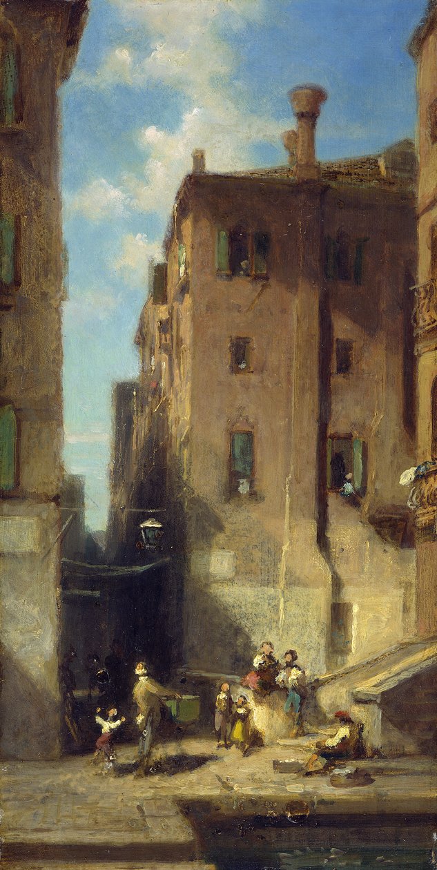 Rue à Venise - Carl Spitzweg