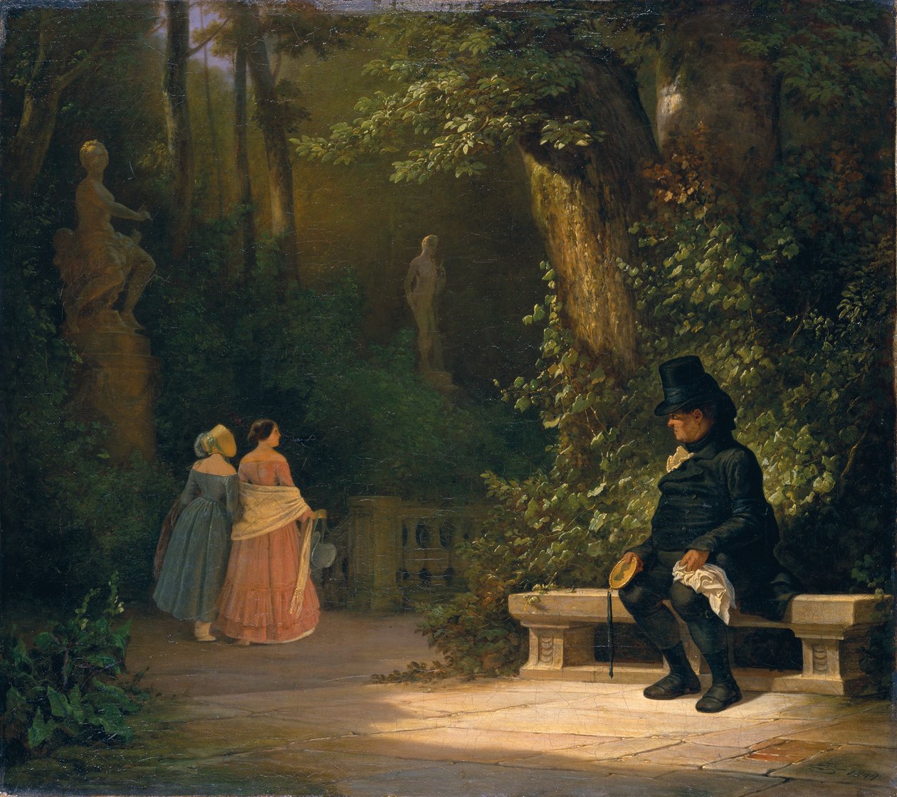 Le veuf - Carl Spitzweg