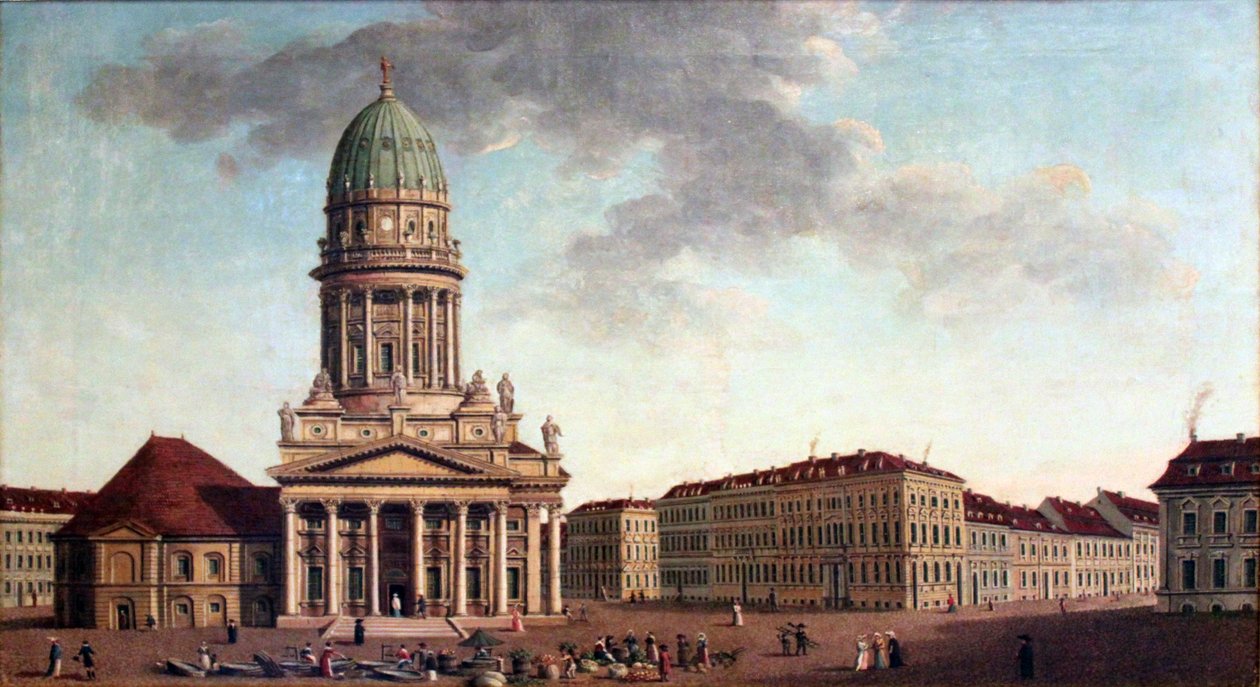 Gendarmenmarkt à Berlin, coin entre Markgrafen- et Jägerstraße - Carl Traugott Fechhelm