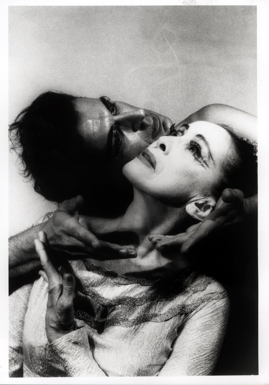 Martha Graham (1894-1991) et Bertram Ross (1920-2003) dans "Visionary Recital", 27 juin 1961 (épreuve gélatino-argentique) - Carl Van Vechten