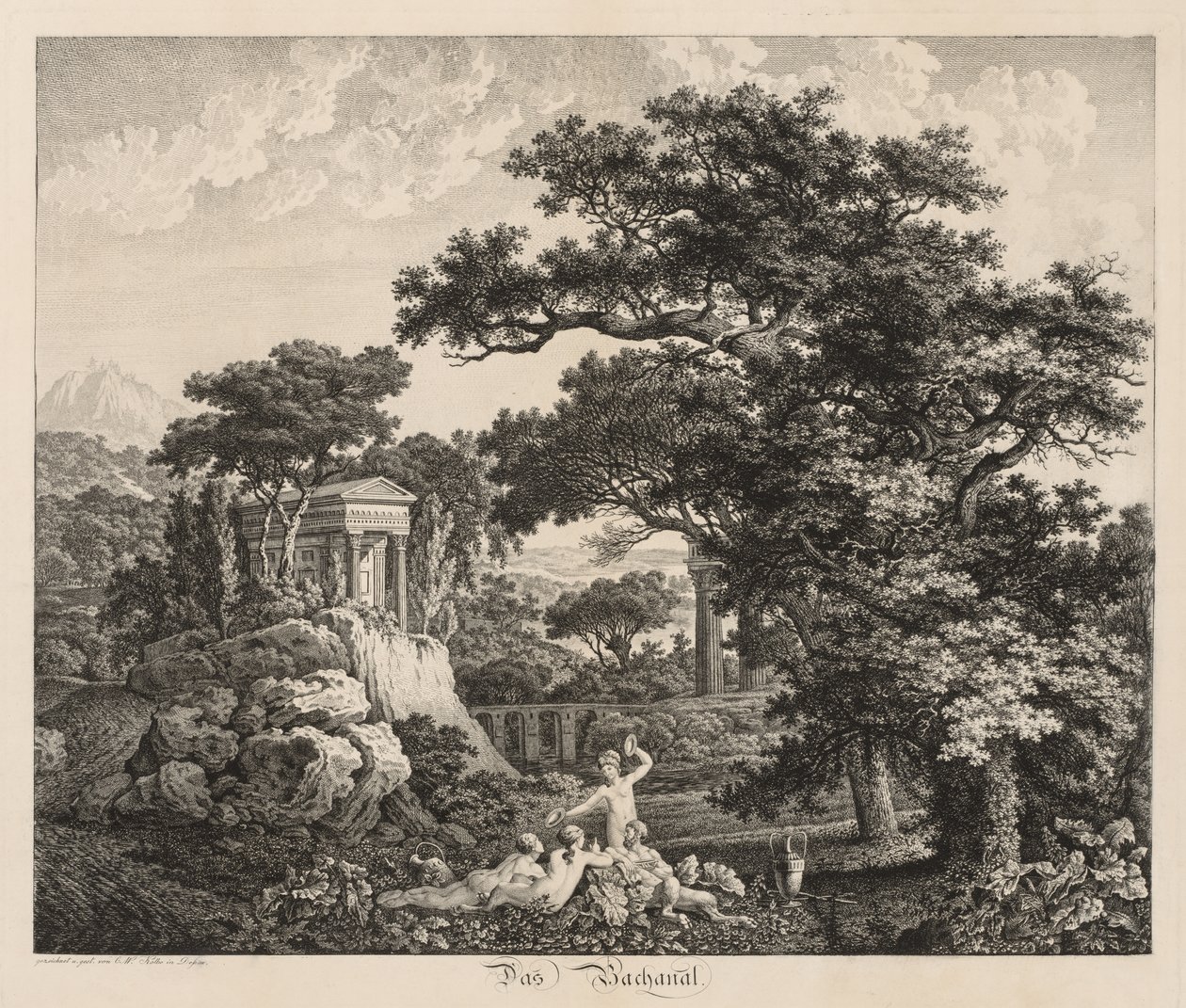 Das Bachanal - Carl Wilhelm I Kolbe