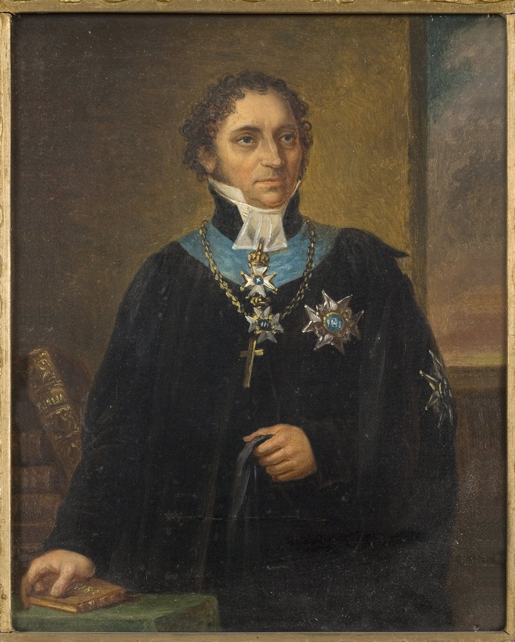 Portrait de Johan Olof Wallin - Carl Wilhelm Nordgren