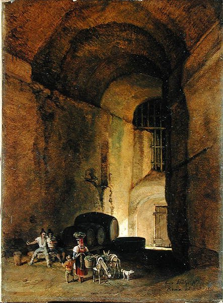 Une osteria, 1830 (1836?) - Carl Wilhelm von Heidick