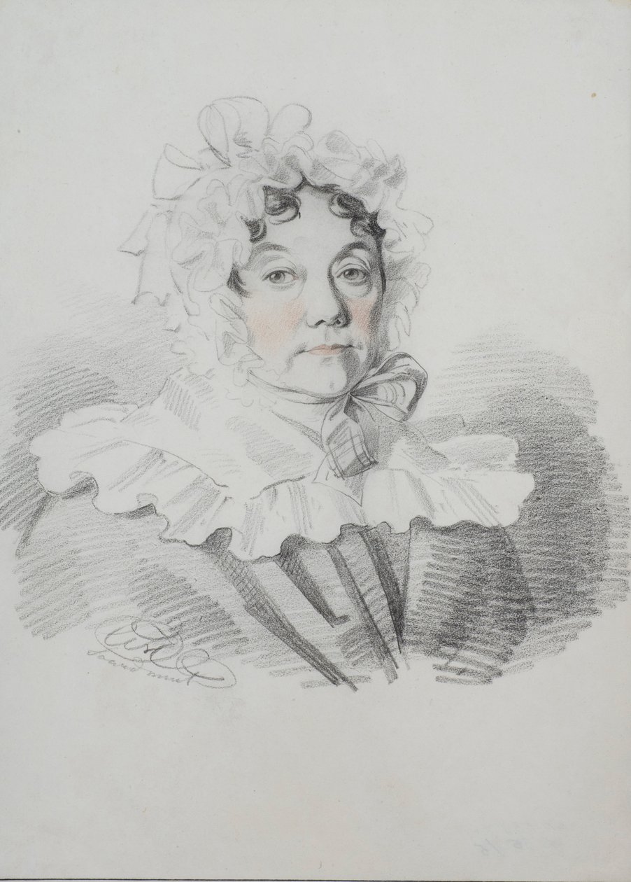 Portrait de Maria Ivanovna Rimskaya-Korsakova, née Naumova 1764-1832, années 1820 - Carl von Hampeln