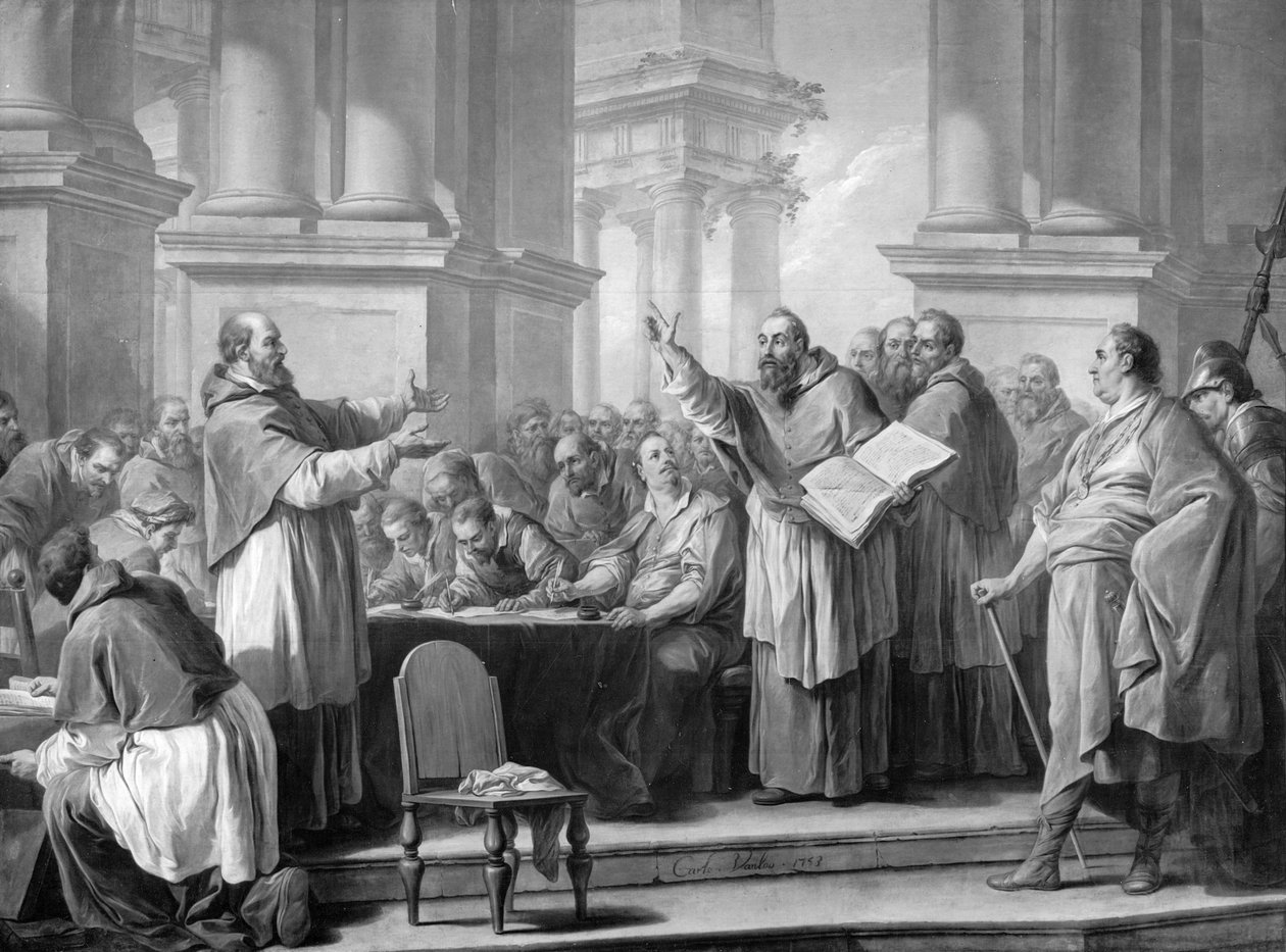 Rencontre de Saint Augustin et des Donatistes - Carle van Loo