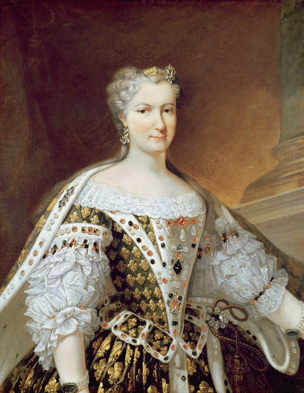 Portrait de Maria Leszczynska, reine de France et de Navarre - Carle van Loo