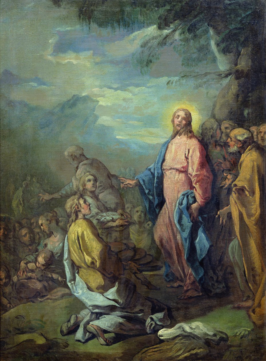 La multiplication des pains, avant 1733 - Carle van Loo