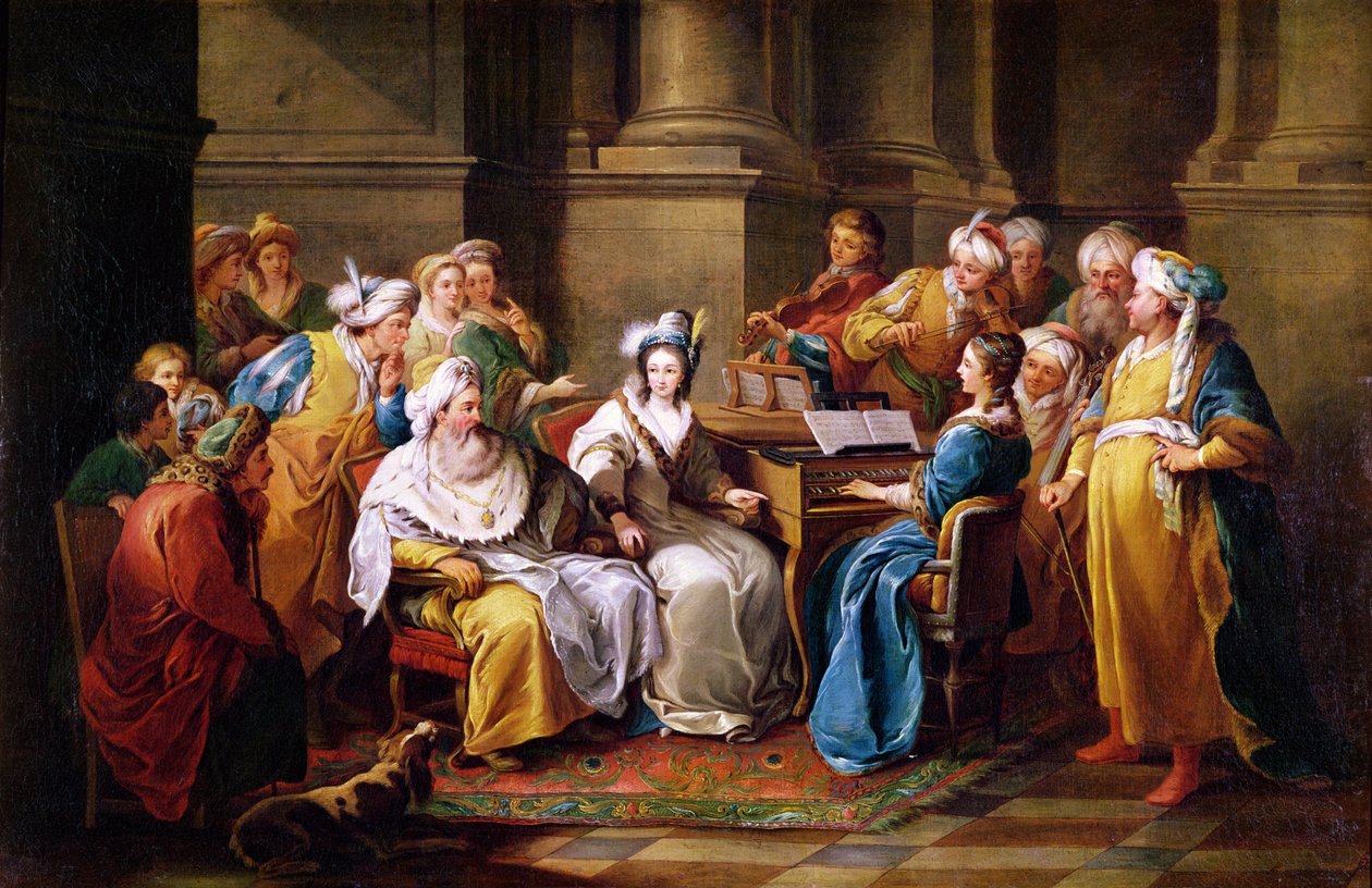 Le Grand Turc donnant un concert pour sa maîtresse - Carle van Loo