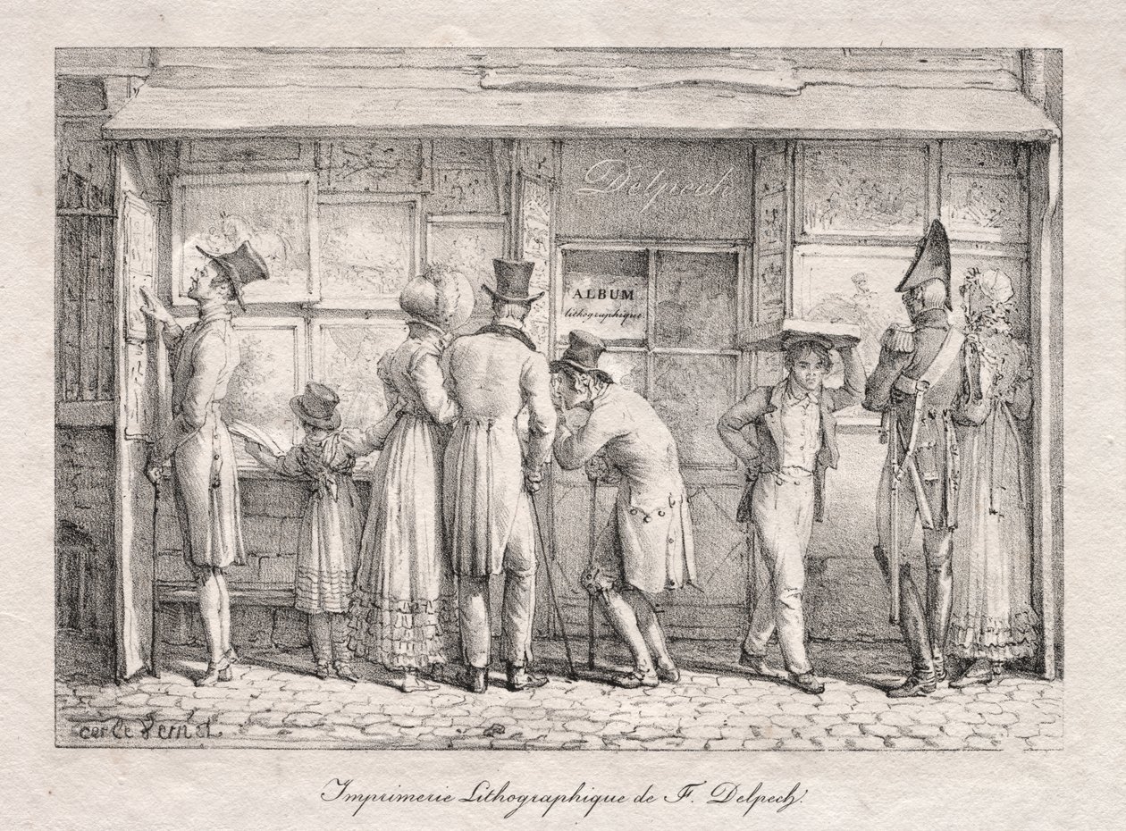 Atelier de lithographie Delpech - Carle Vernet
