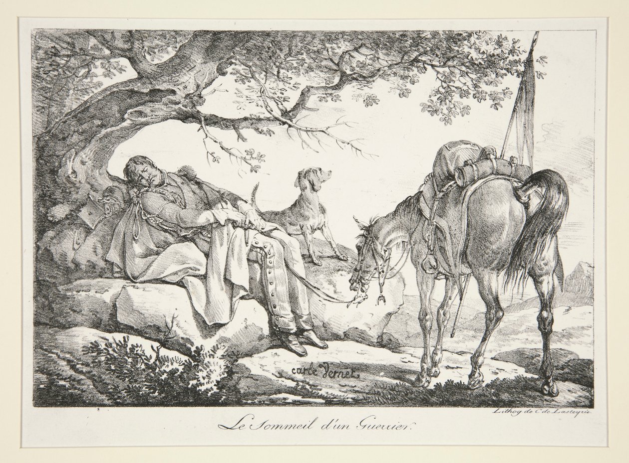 Le sommeil d - Carle Vernet