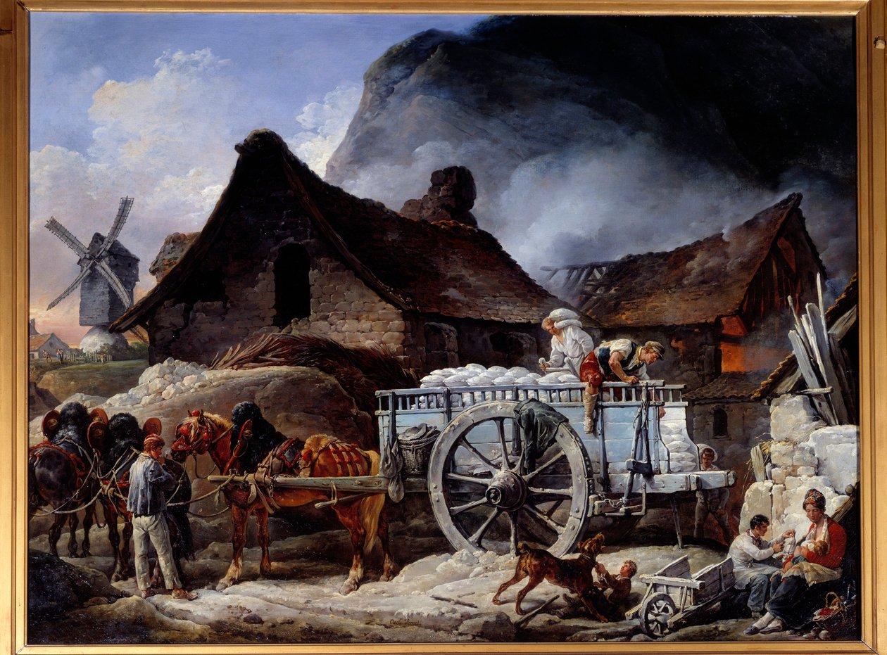 Four à plâtre à Montmartre - Carle Vernet