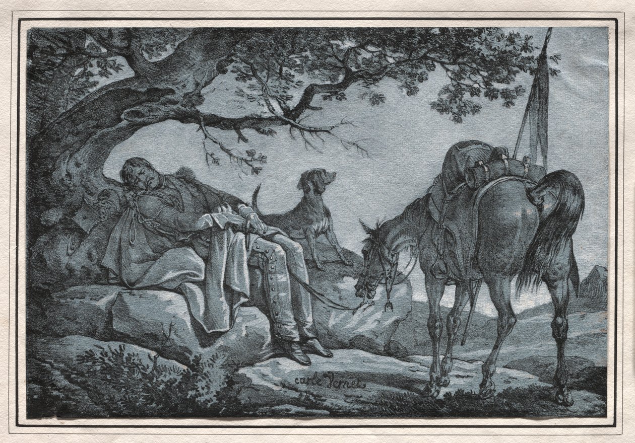 Le soldat endormi - Carle Vernet