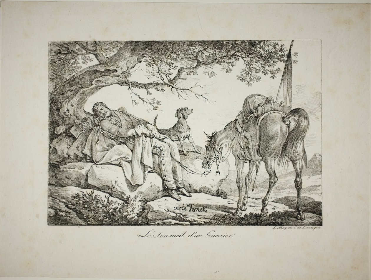 Guerrier endormi - Carle Vernet