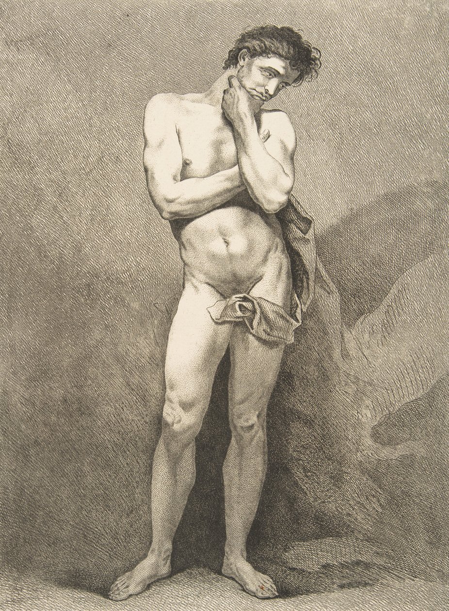 Une Académie : Homme debout, 1742-43 - Carle van Loo