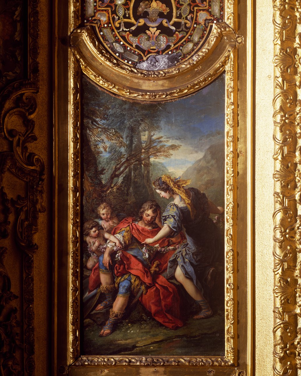 Armide enchaînant Renaud, par Carle Van Loo (1705-1765), Palais Royal, Turin, Italie - Carle van Loo