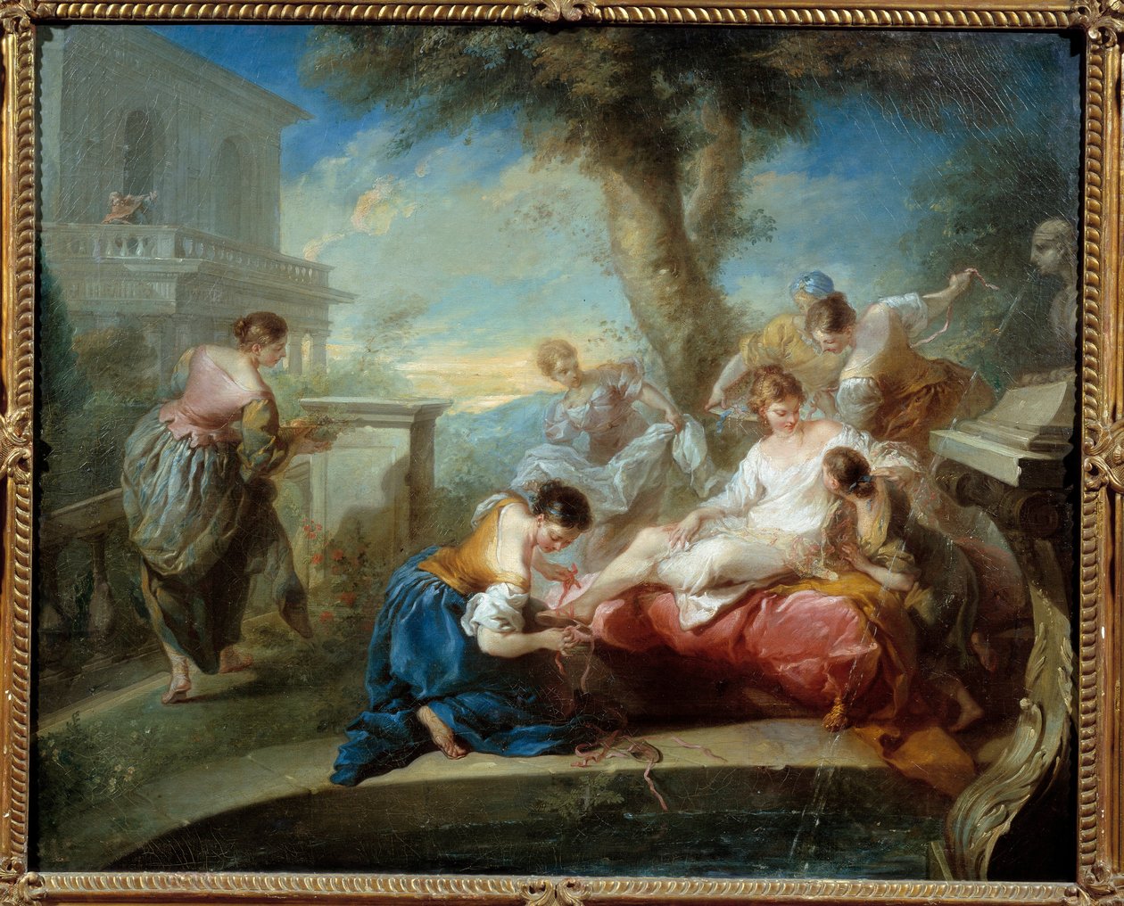 David et Bethsabée - Carle van Loo