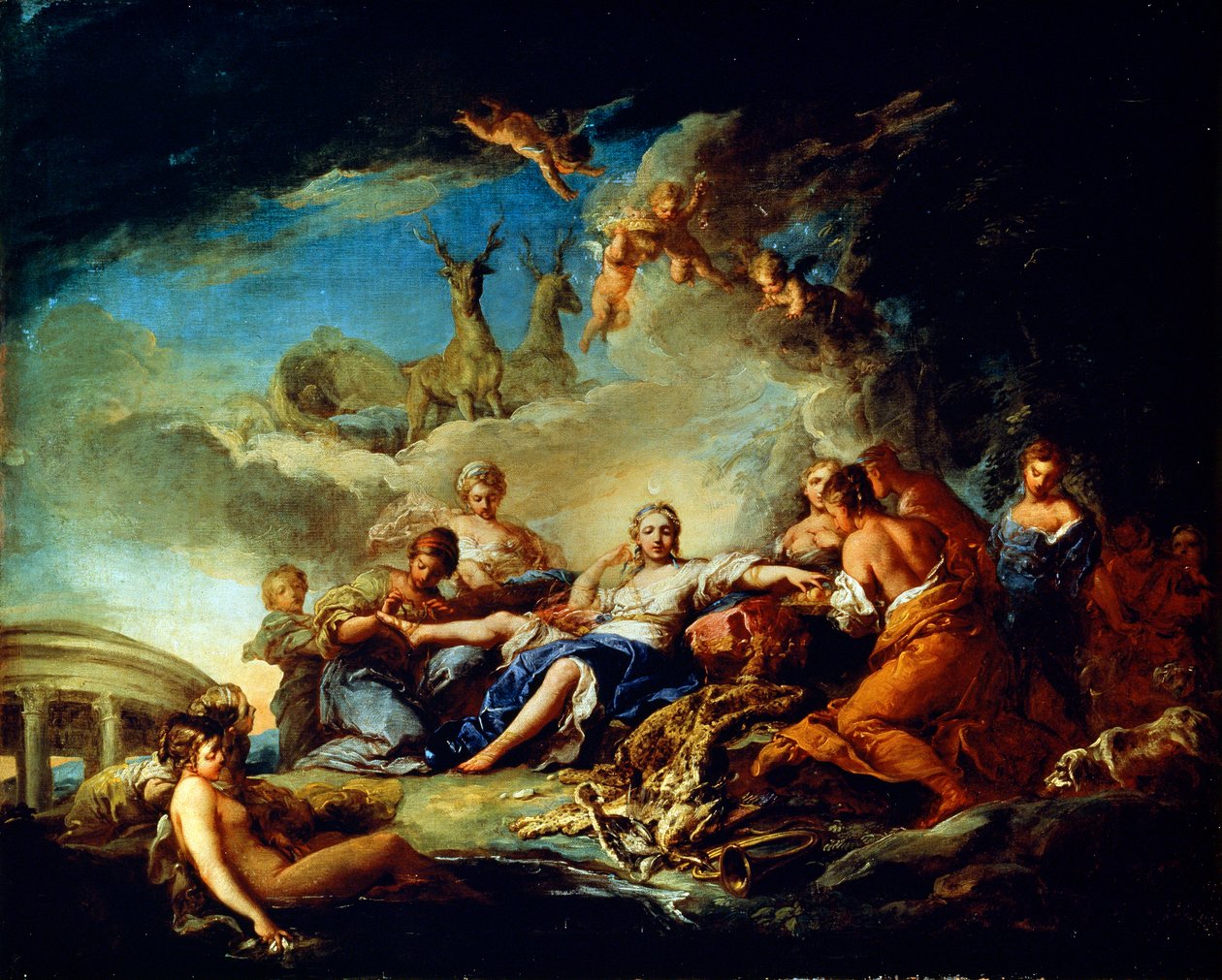 Le repos de Diane à la chasse, 17e siècle - Carle van Loo