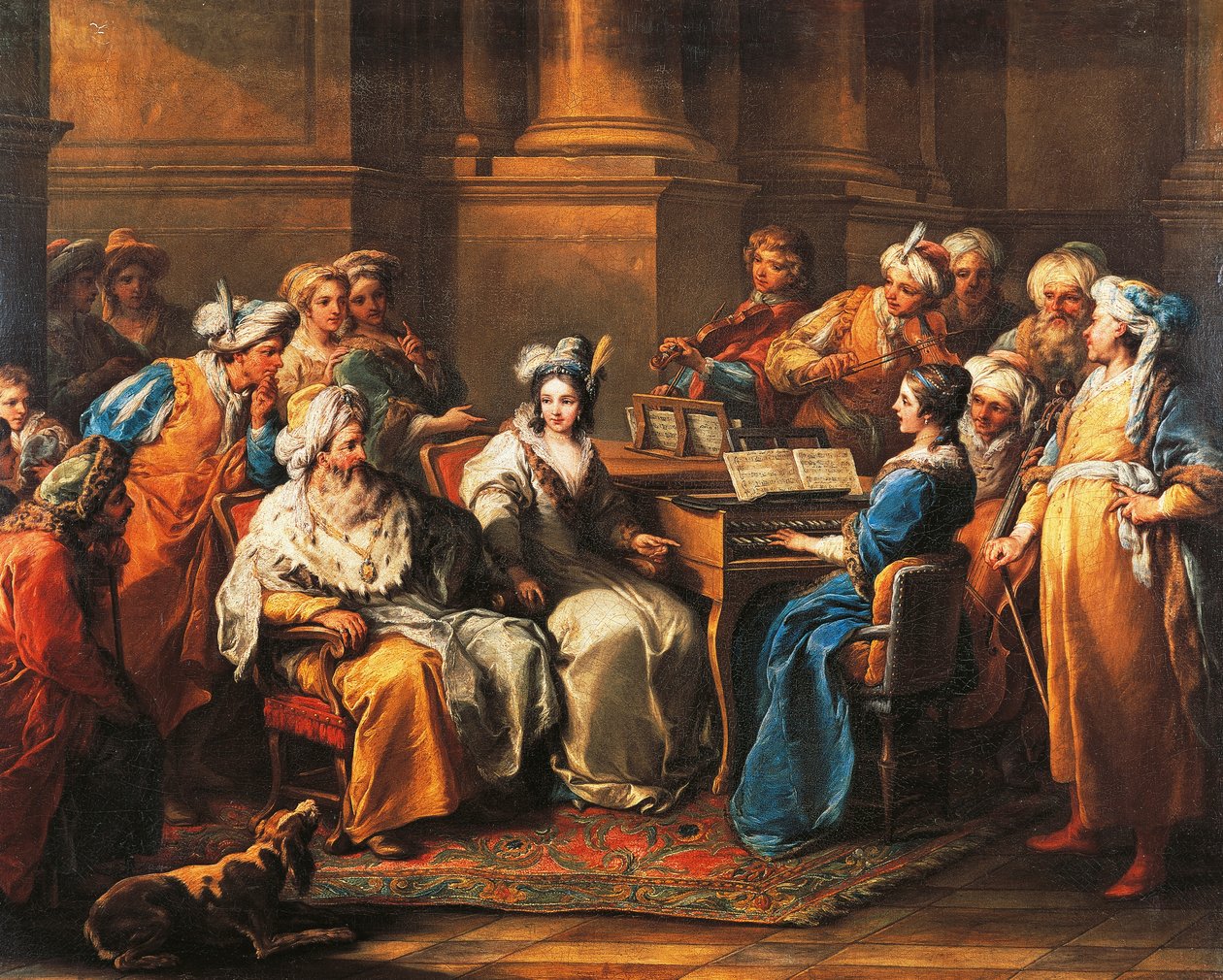 Grand Turc donnant un concert à sa maîtresse - Carle van Loo