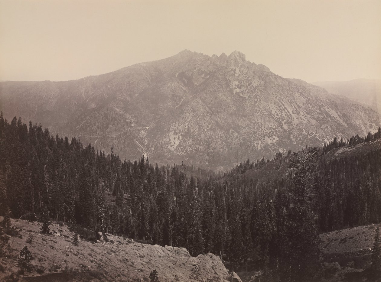Davoncastle Butte, Sierra Nevada, c. 1866-1870 - Carleton E. Watkins