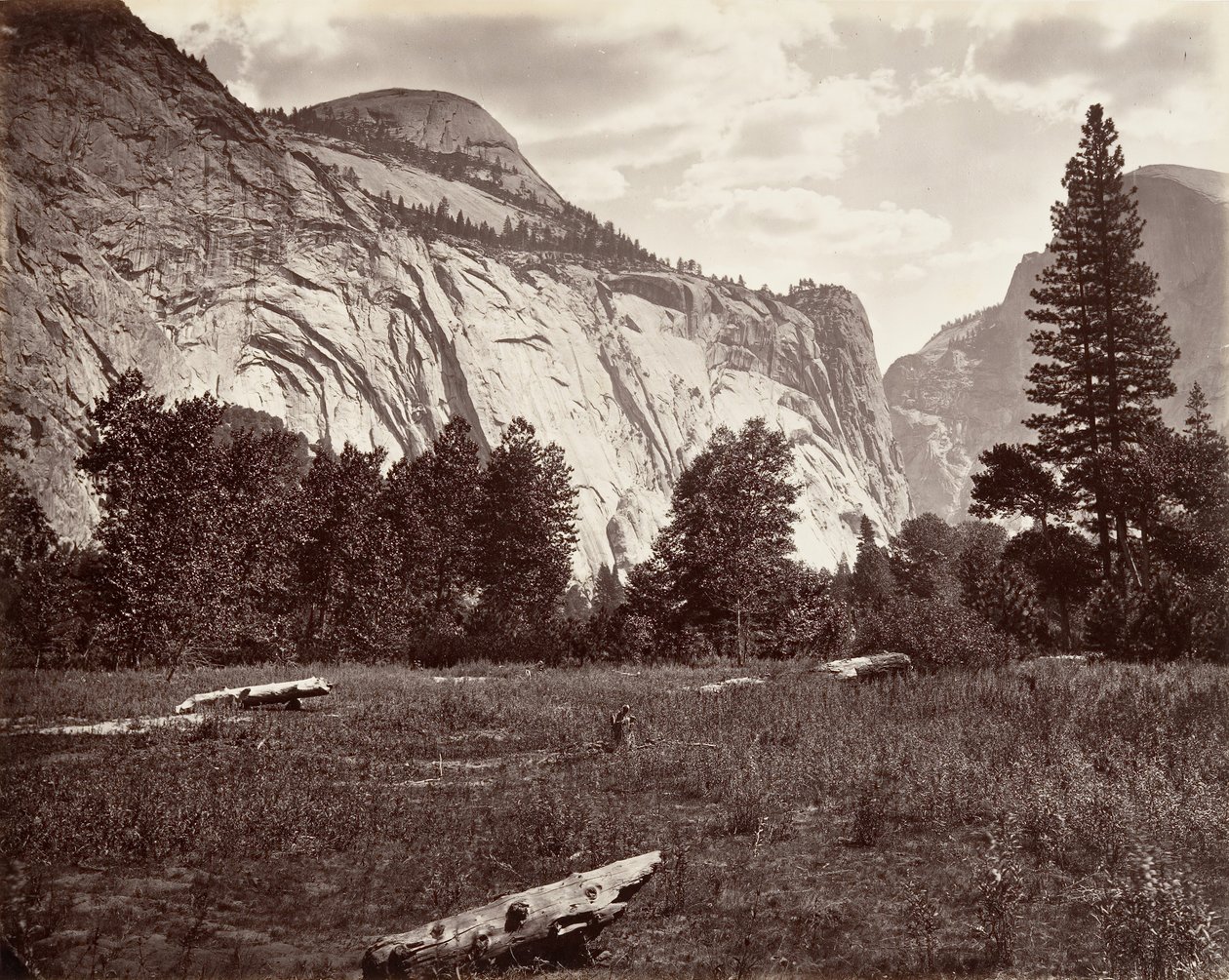 North Dome, 3 725 pieds, Yosemite - Carleton E. Watkins.