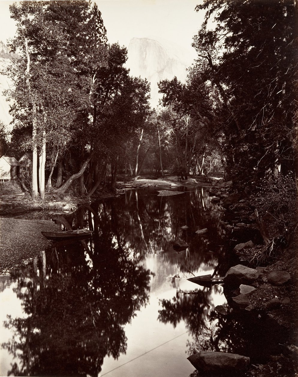 Dôme Sud, 6 000 pieds, Yosemite, vers 1872, imprimé vers 1876 - Carleton E. Watkins.