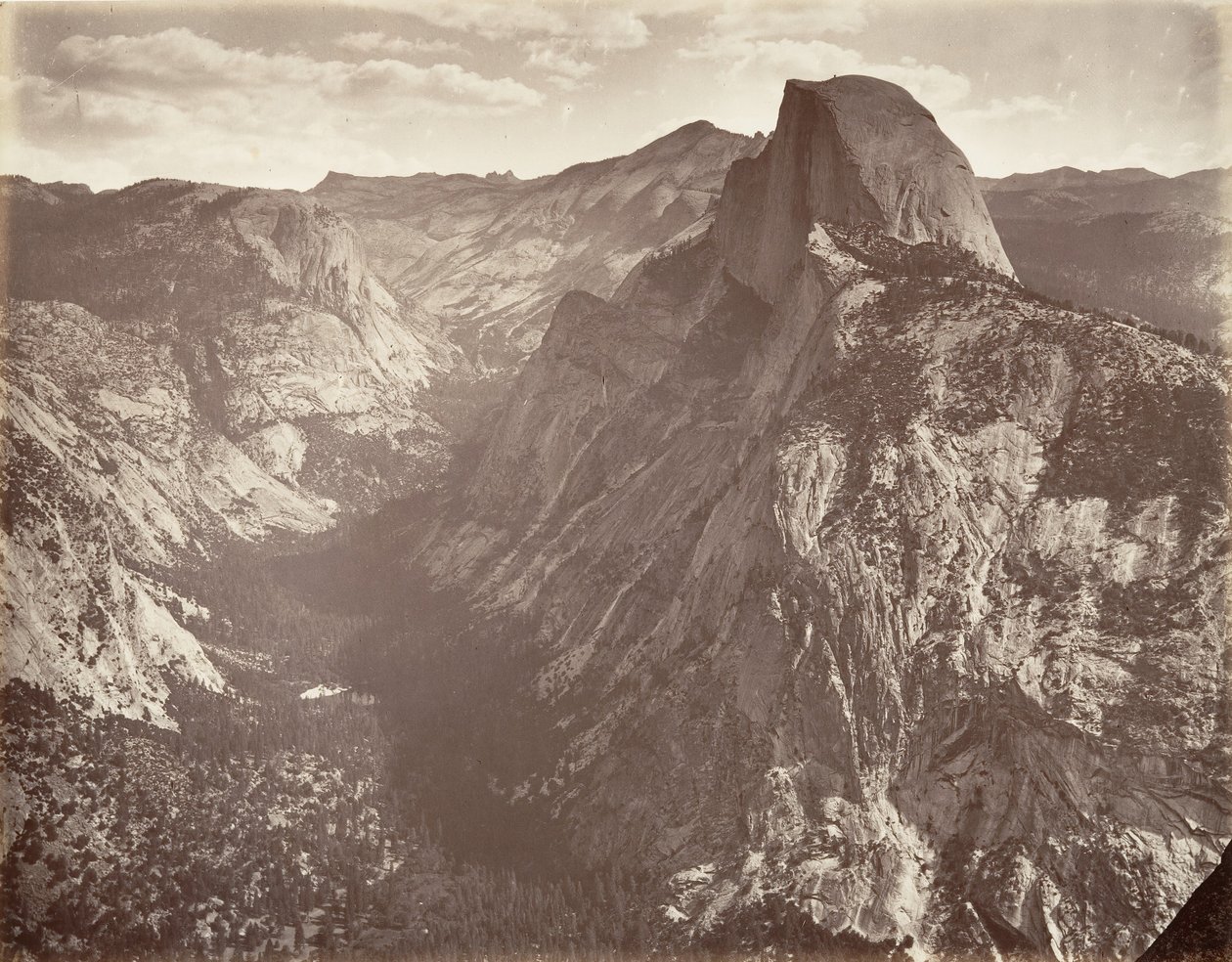 Dôme Sud, 6 000 pieds - Carleton E. Watkins.