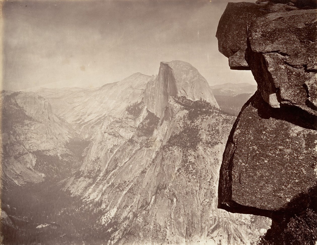 Dôme sud, Yosemite - Carleton E. Watkins.