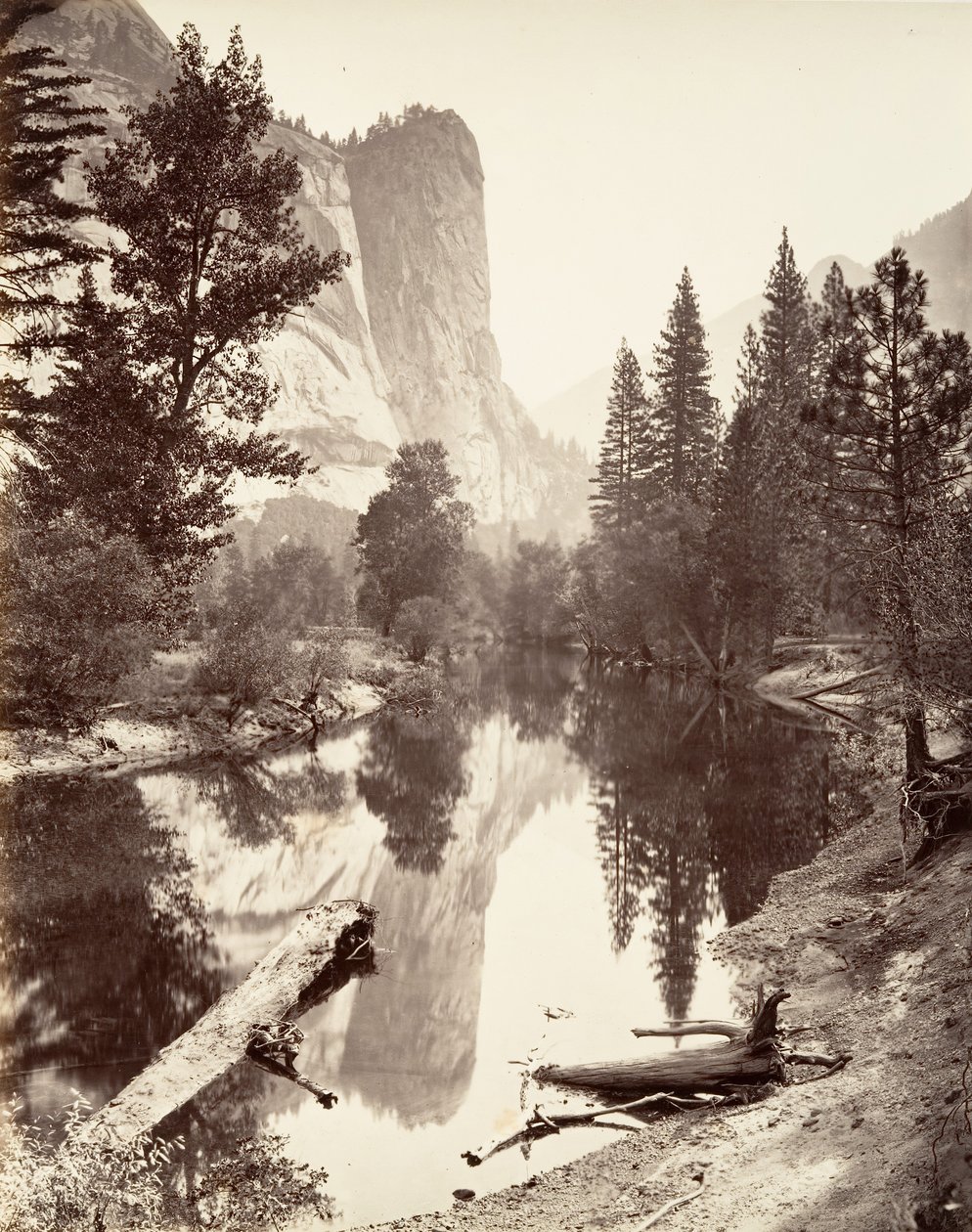 Tour de Washington, Yosemite, vers 1872, imprimé vers 1876 - Carleton E. Watkins.