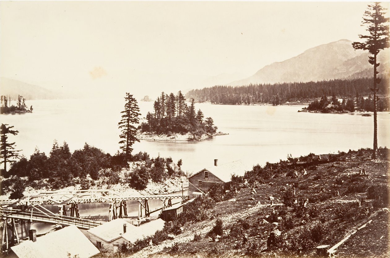 Îles dans les Cascades Supérieures, Oregon - Carleton Emmons Watkins