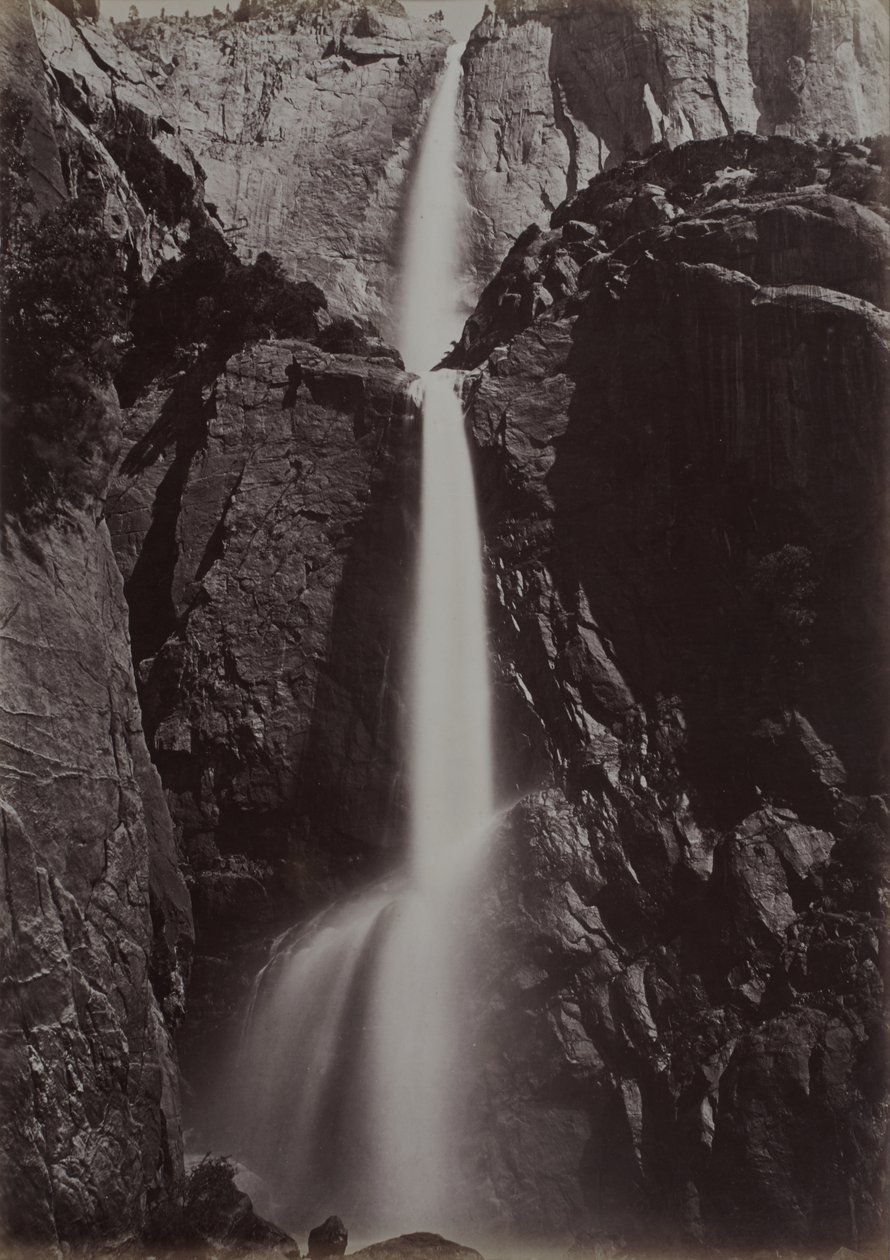 Chutes de Yosemite, vue du bas, vers 1878 - Carleton Emmons Watkins