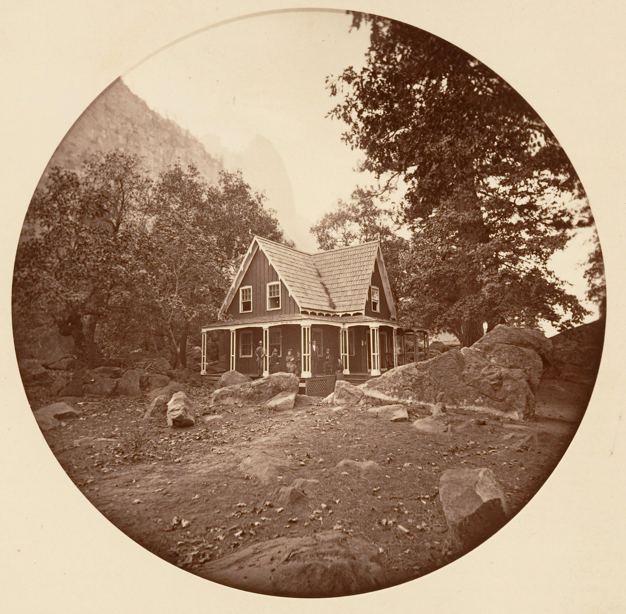 Parc national de Yosemite, Californie, vers 1878 - Carleton Emmons Watkins