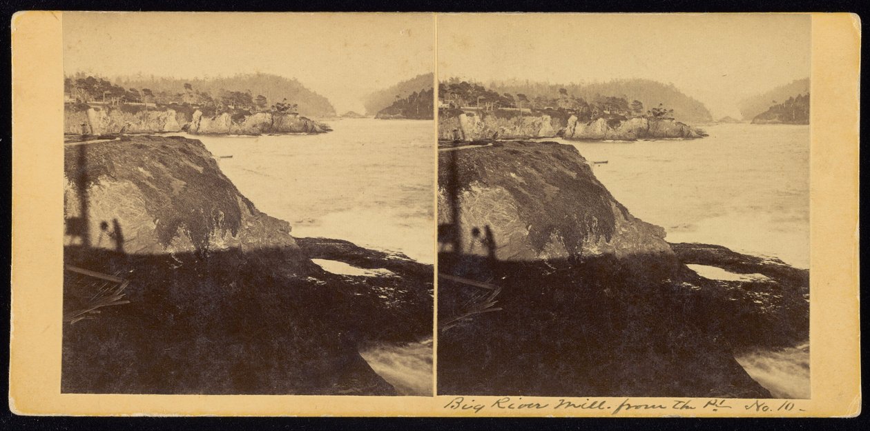 Grand Moulin de la Rivière depuis le Pt - Carleton Watkins