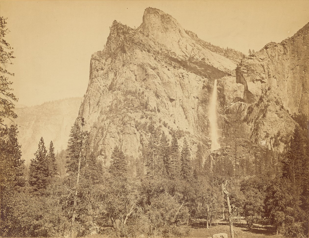 [Bridal Veil, 900 pieds de haut] - Carleton Watkins