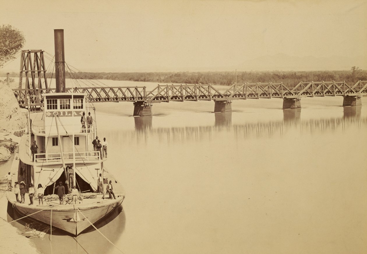 [Pont sur le Colorado à Yuma] - Carleton Watkins
