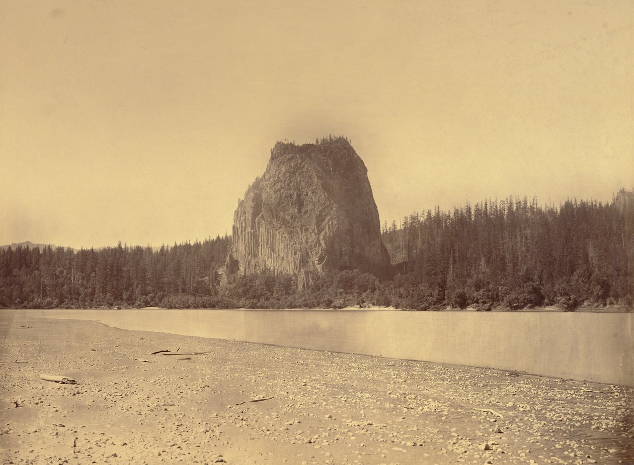 [Castle Rock, fleuve Columbia] - Carleton Watkins