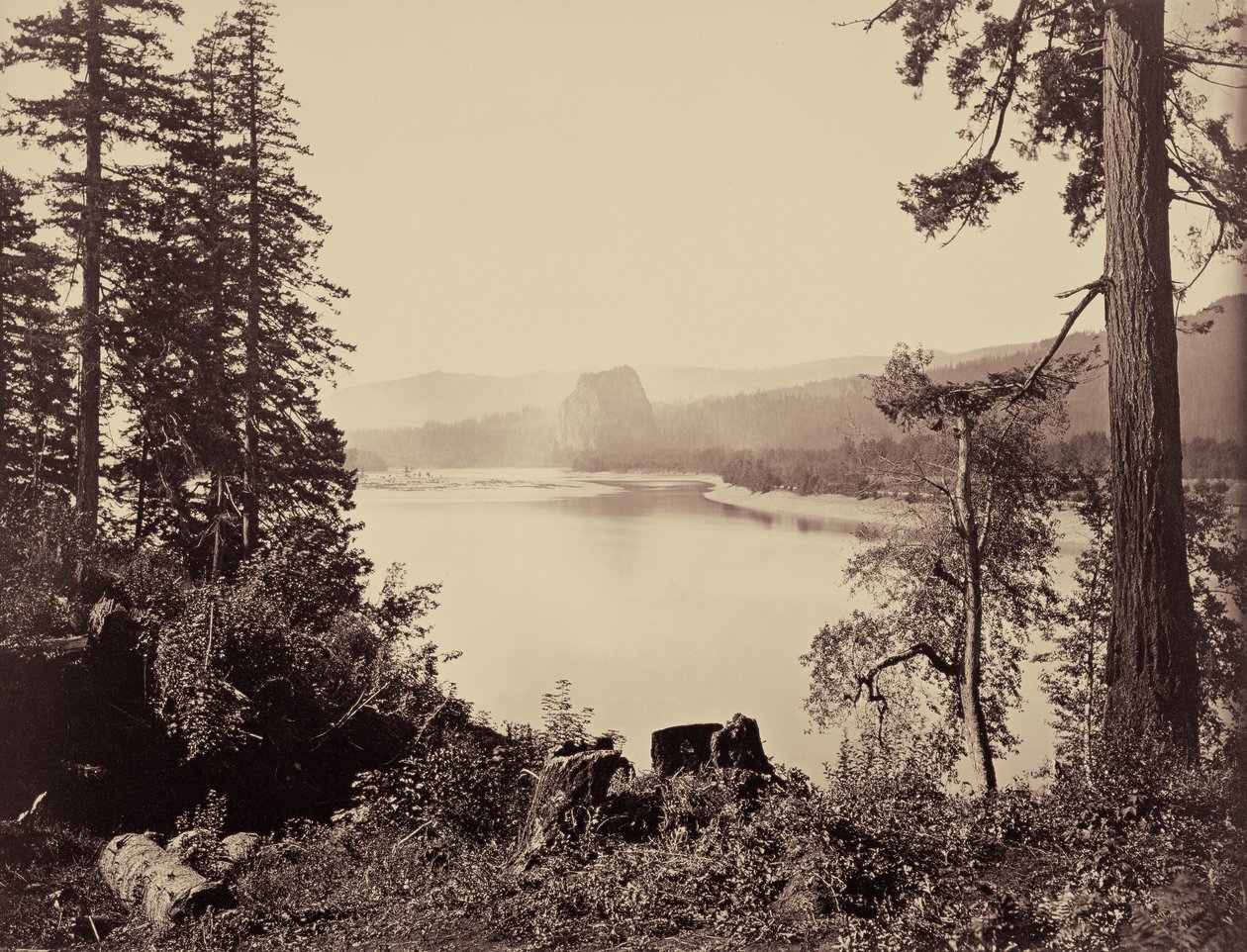 Castle Rock, fleuve Columbia - Carleton Watkins