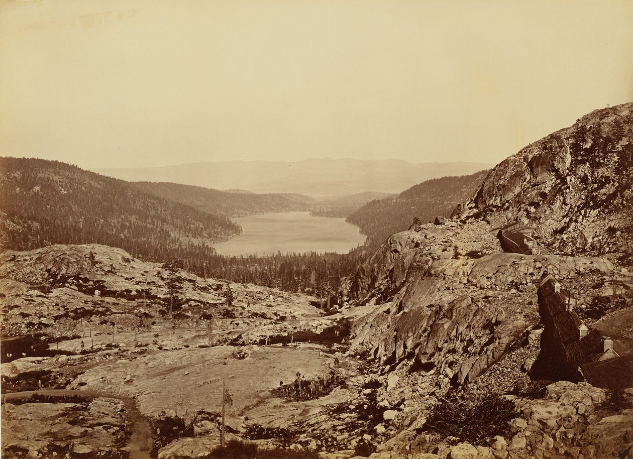 Lac Donner, C.P.R.R. - Carleton Watkins