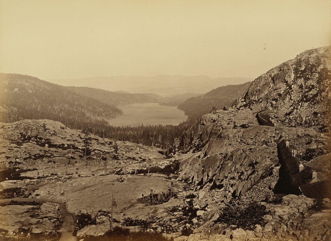 Donner Lake, C. P. R. R. - Carleton Watkins