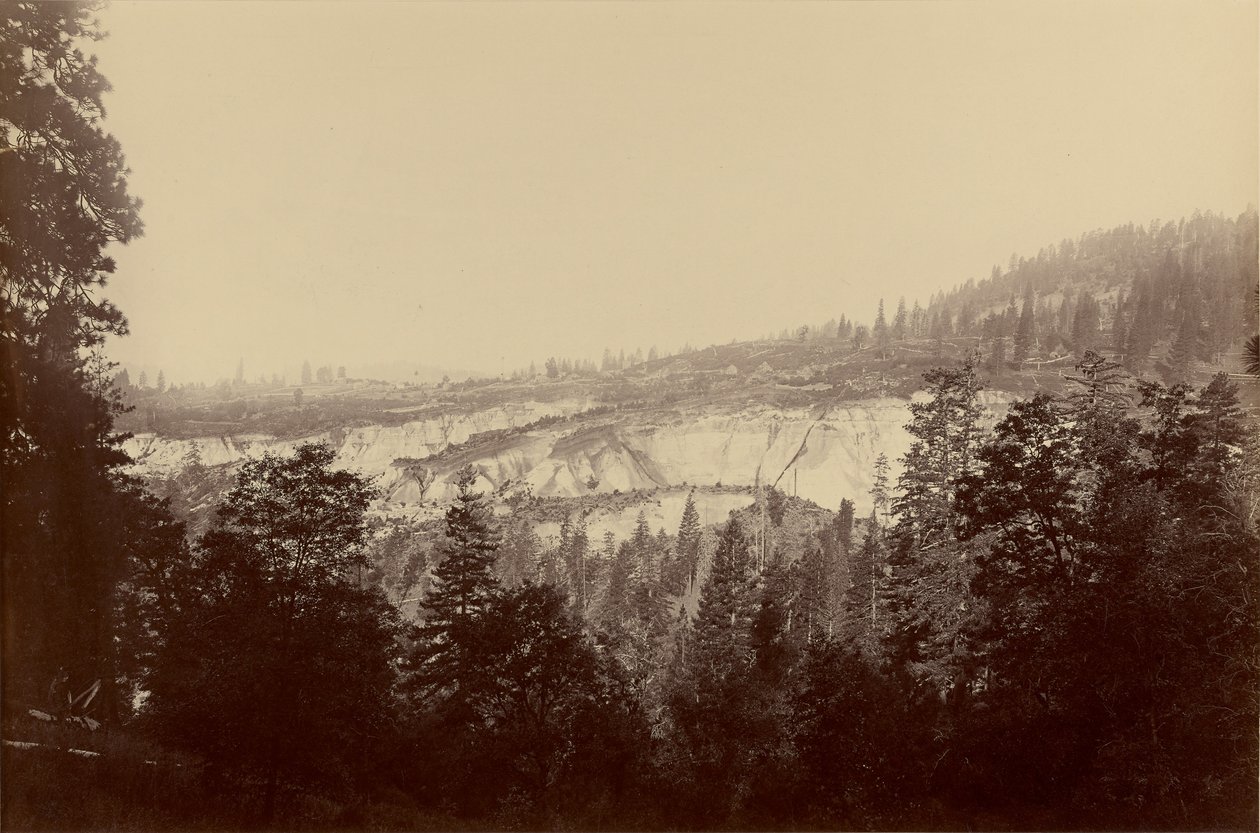 Vue générale, Relief Hill, Nevada, Co. - Carleton Watkins